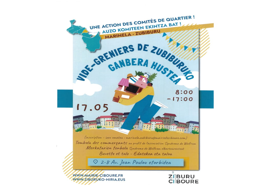 vide grenier Ciboure mai 25